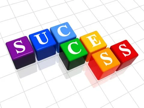 Success in colour Stock Illustration