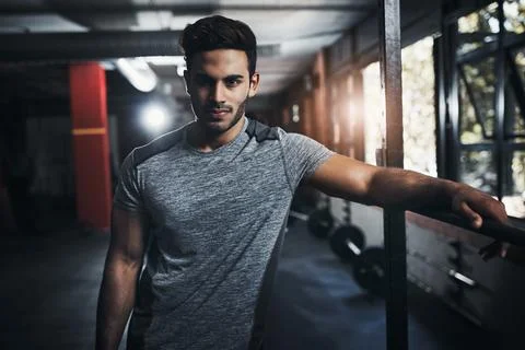 Success comes when you refuse to give up. Portrait of a handsome young man at Stock Photos