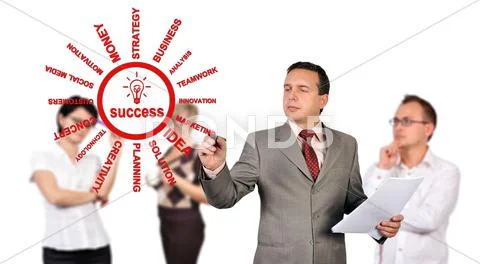 Success concept Stock Illustration