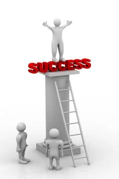 Success concept Illustrazione stock