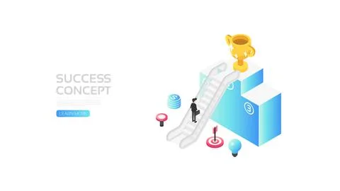 Success concept 스톡 일러스트