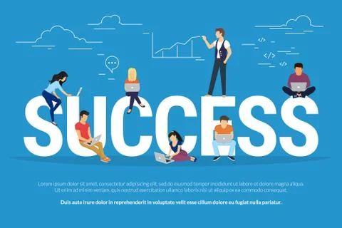 Success concept illustration Stock-Illustration