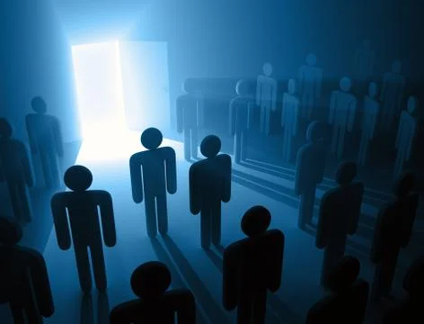 Success Door Stock Illustration