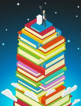 Success Education concept. Stock Illustration