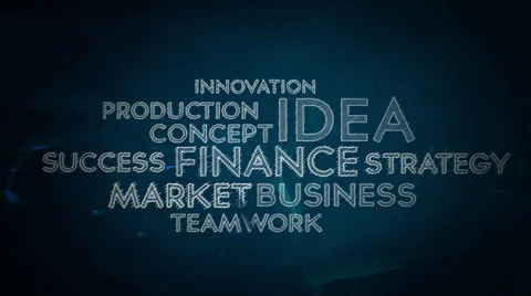 Success Finance background text Stock Footage 30572754