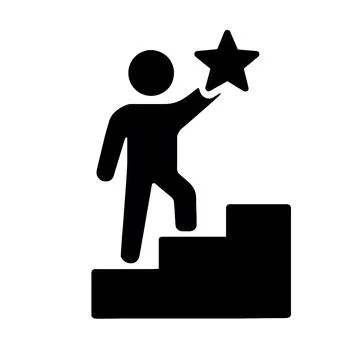 Success Flat Icon Perfect for Web, App, UI Design, and Graphic Design. Stock Illustration