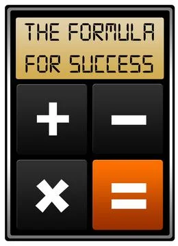 Success formula Illustrazione stock