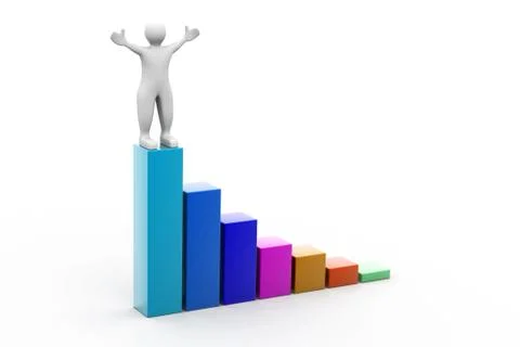 Success graph. Stock Illustration