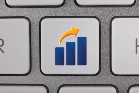 Success Graph Moving Up Stock Illustration