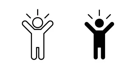 Success icon Illustration designs pack for Web Stock Illustration
