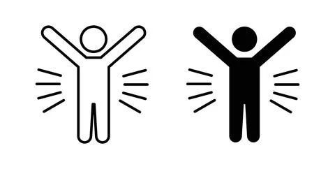 Success icon symbol. Flat Vector illustration Stock Illustration