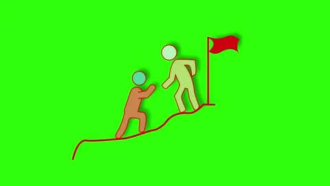 Success icon, The symbol indicates that ultimate victory is achieved throug.. Stock Footage 308849337