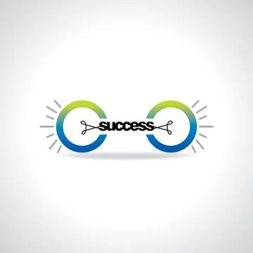 Success idea Stock Illustration