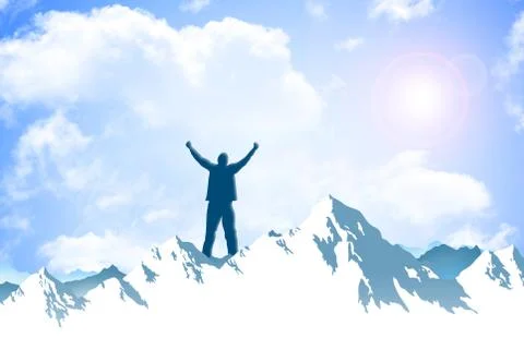 The Success Stock Illustration