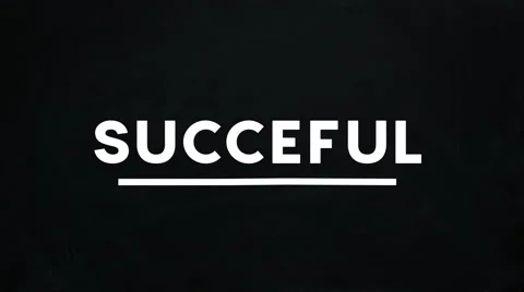 Success Intro Typography Video stock 68169571