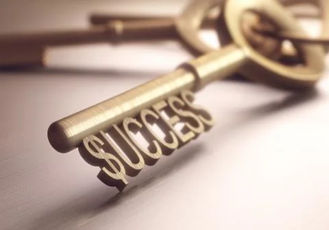 Success Key Stock Illustration