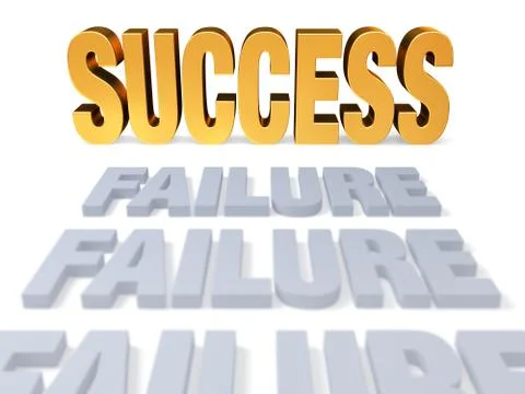 Success at last Stock Illustration