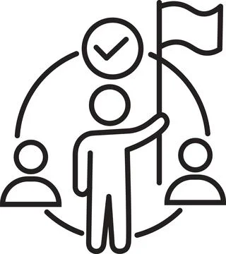 Success leader icon Stock Illustration