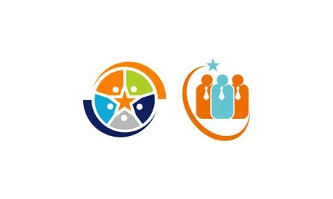 Success Life Coaching Set Stock-Illustration
