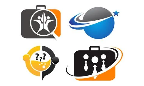 Success Life Coaching  Set Stock-Illustration