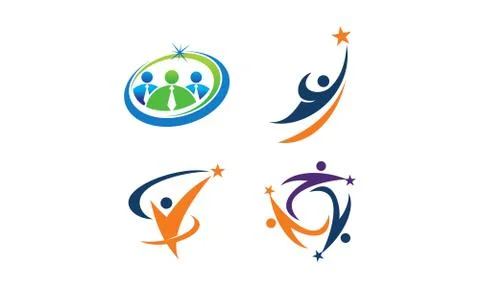 Success Life Coaching Set Illustrazione stock