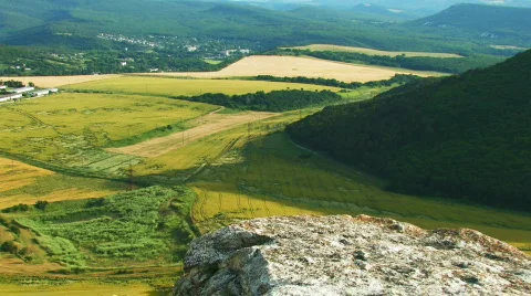 Success man in mountain Stock Footage 478511