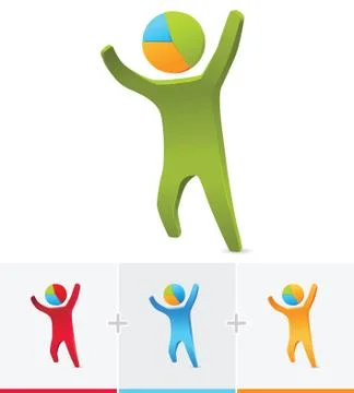 Success in market Stock Illustration