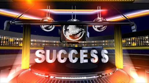 Success in motion onstage Stock Footage 33522828