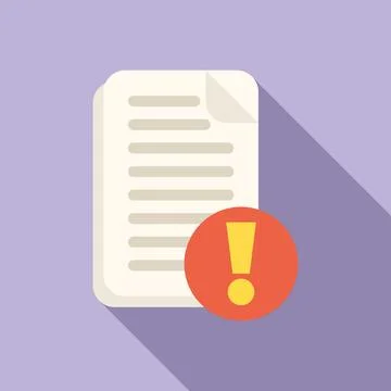 Success papers icon flat vector. Rush job Stock-Illustration