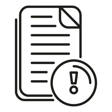 Success papers icon outline vector. Rush job Stock-Illustration