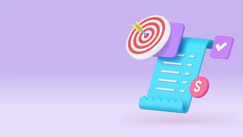 Success payment paper receipt document complete financial money transaction.. イラスト素材