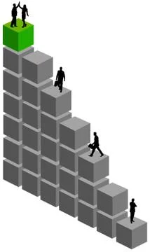 Success people Illustrazione stock