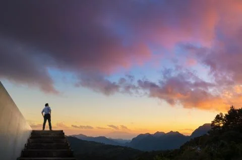 Into success. Stock Photos