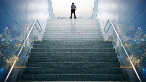 Into success. Stock Photos