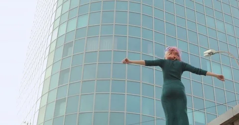 Success Pose Hands Up Concept HD Stock Footage 75586589