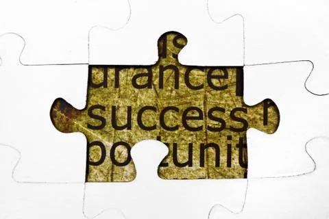 Success puzzle concept Stock Photos