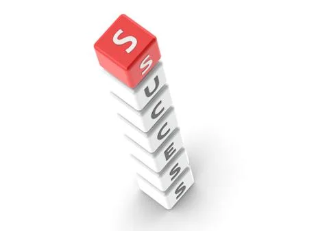 Success puzzle word Stock Illustration