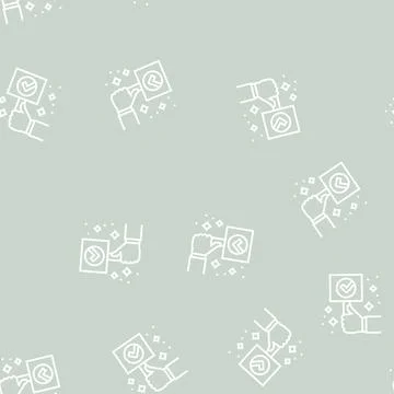 Success quality line seamless pattern イラスト素材