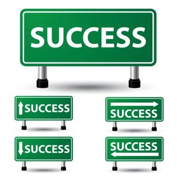 Success sign Stock Illustration