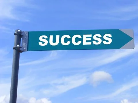 Success sign Stock Illustration
