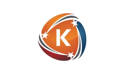 Success Solution Letter K Stock-Illustration