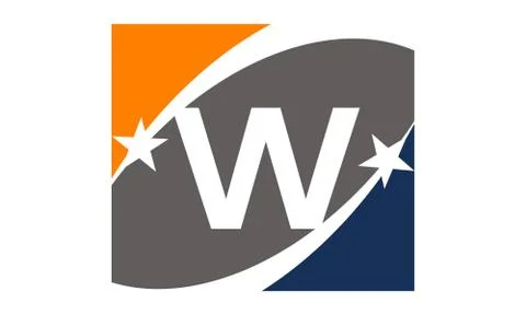 Success Solution Letter W Stock-Illustration