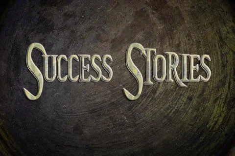 Success stories concept Stock Illustration