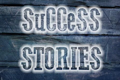 Success stories concept Stock Illustration
