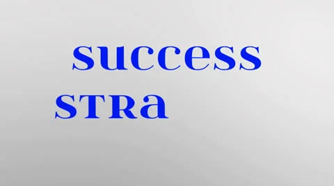 Success strategy Stock Footage 22574382