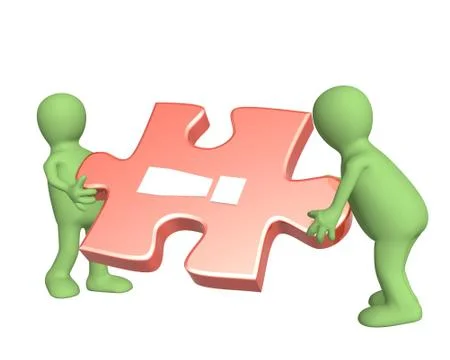 Success of teamwork Stock Illustration