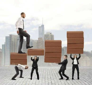 Success of teamwork Stock Photos