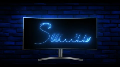 Success text light effect green screen background Stock Footage 304206279