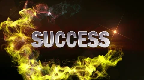 SUCCESS Text in Particle (Double Version) - HD1080 Stock-Footage 11022704
