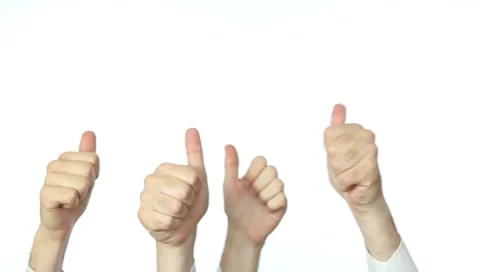 Success Thumbs Up Stock Footage 7752314